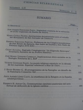 COMPOSTELLANUM. SECCIN DE CIENCIAS ECLESISTICAS. Volumen LII - Nmeros 1-2. Santiago de Compostela, Enero-Junio, 2007