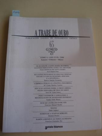 A TRABE DE OURO. PUBLICACIN GALEGA DE PENSAMENTO CRTICO. Nmero 65, Xaneiro-Febreiro-Marzo, 2006