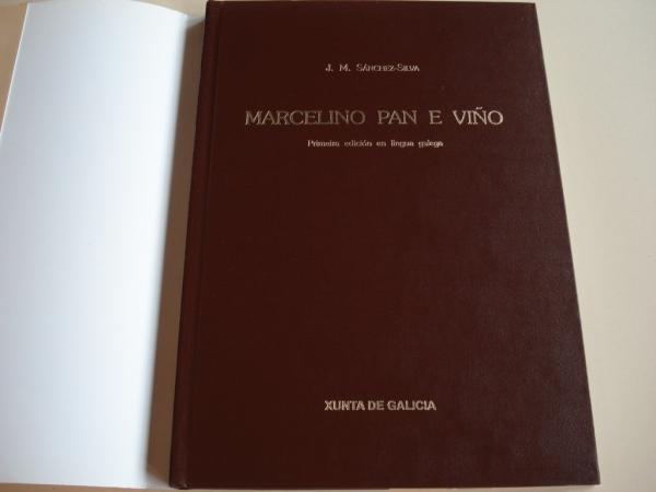 Marcelino pan e vio. Primeira edicin en lingua galega. Traduccin de Valetn Arias. Ilustracins de Jaime Faria Falcn