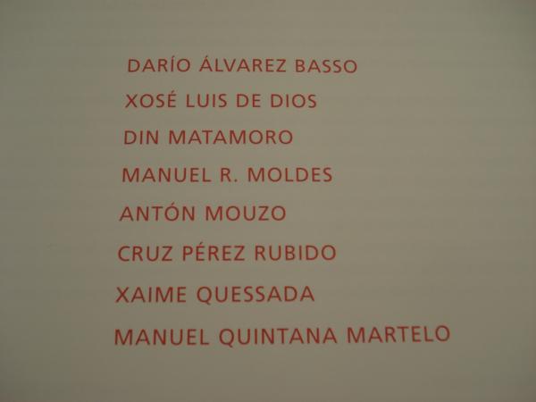 Memoria e vangarda. 8 pintores de Galicia. Catlogo de Exposicin en Puerto Rico, Repblica Dominicana, Repblica de El Salvador, Venezuela, Colombia e EE.UU. (1998)