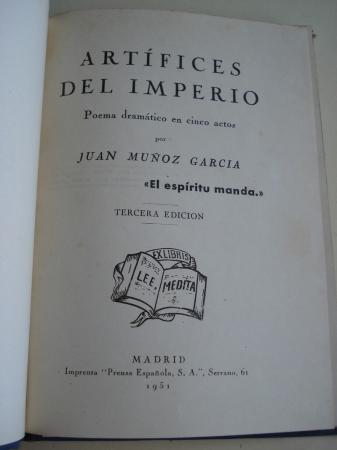 Artfices del Imperio. Poema dramtico en cinco actos