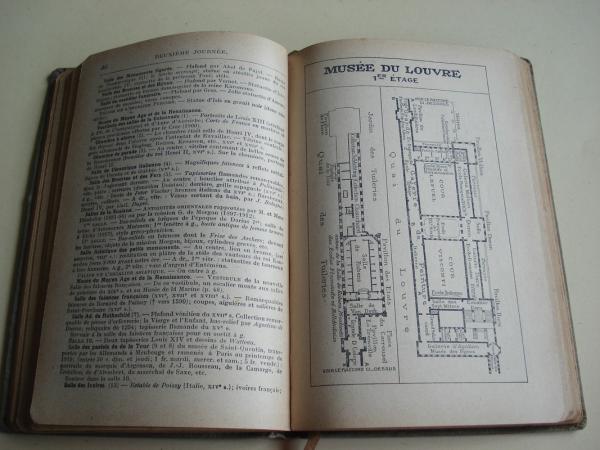 Paris en huit jours et une journe a Versailles (texto en francs). 56 illustrations, 52 plans