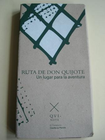 Ruta de Don Quijote. Un lugar para la aventura. 10 folletos desplegables de gran tamao con 10 itinerarios