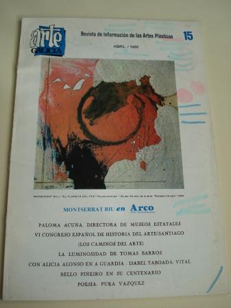 ARTE GALICIA. Revista de informacin de las artes plsticas gallegas. Nmero 15 - Abril 1986