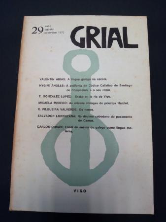 GRIAL. Revista Galega de Cultura. Nmero 29. Xullo, agosto, setembro 1970