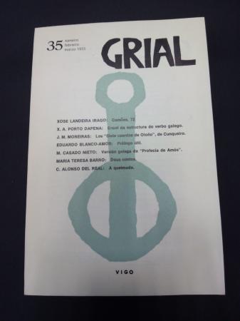 GRIAL. Revista Galega de Cultura. Nmero 35. Xaneiro, febreiro, marzo 1972