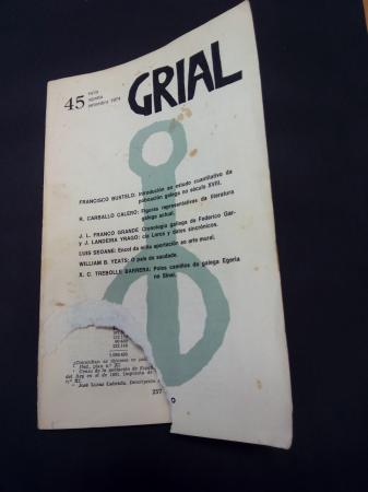 GRIAL. Revista Galega de Cultura. Nmero 45. Xullo, agosto, setembro 1974