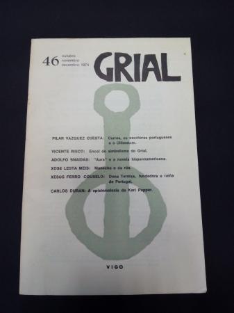 GRIAL. Revista Galega de Cultura. Nmero 46. Outubro, Novembro, Decembro, 1974 (Relato de Xos Lesta Meis: Manecho o da ra)