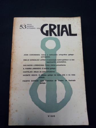 GRIAL. Revista Galega de Cultura. Nmero 53. Xullo, agosto, setembro 1976