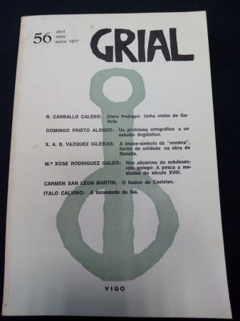 GRIAL. Revista Galega de Cultura. Nmero 56. Abril, maio, xuo, 1977