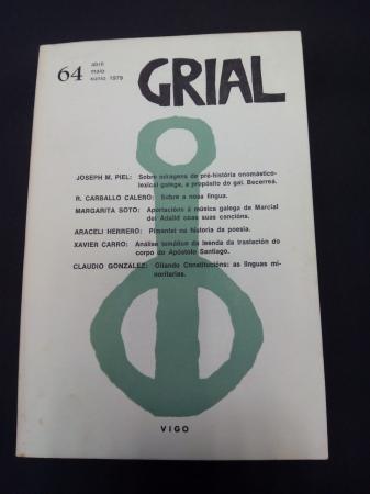 GRIAL. Revista Galega de Cultura. Nmero 64. Abril, maio, xuo, 1979