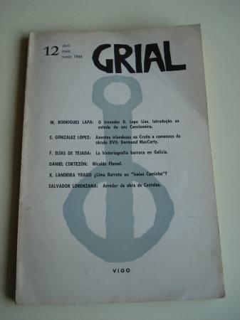 GRIAL. Revista Galega de Cultura. Nmero 12. Abril, maio, xuo, 1966