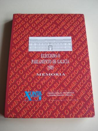 Eleccins  Parlamento de Galicia 1989 - Memoria