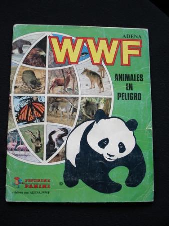 WWF Animales en peligro. lbum de cromos