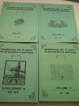 Cuadernos / cadernos da Escola Dramtica Galega. Coleccin completa (105 cadernos) - 4 tomos + Cadernos soltos