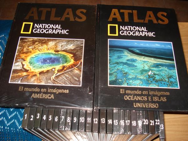 El mundo en imgenes. Atlas National Gegraphic. 25 tomos. Incle Diccionario Geogrfico (Tomos 15 al 20)