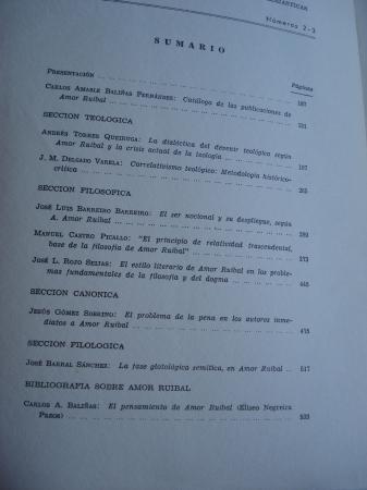 COMPOSTELLANUM. Secciones de Estudios jacobeos y Ciencias Eclesiticas. Vol. XIV. Nmeros 2-3. Abril - Septiembre. Santiago de Compostela, 1969. Nmero Extraordinario dedicado a Amor Ruibal en el primer centenario de su nacimiento.