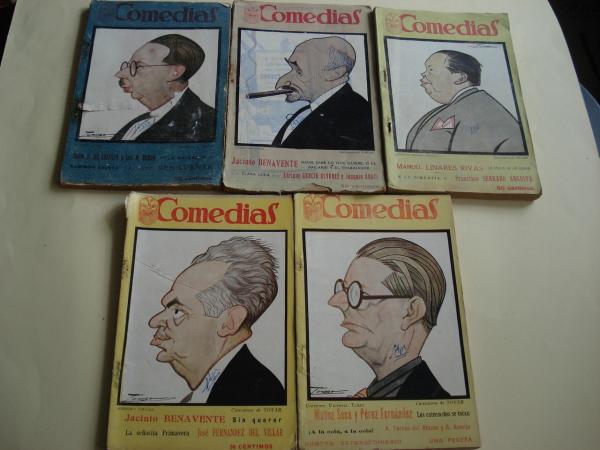 Comedias. Revista semanal. 5 ejemplares (1926 - 1927)