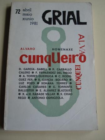 GRIAL. Revista Galega de Cultura. Homenaxe a lvaro Cunqueiro. Nmero 72. Abril-maio-xuo, 1981