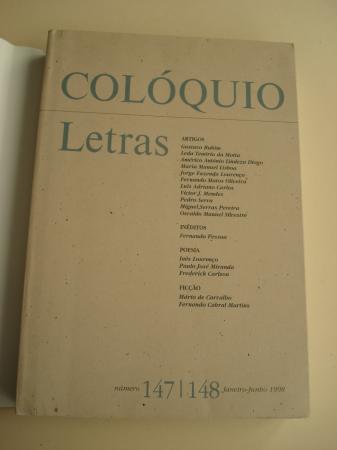 COLQUIO LETRAS. Revista bimestral. Nmero 147 - 148. Janeiro-Junho 1998