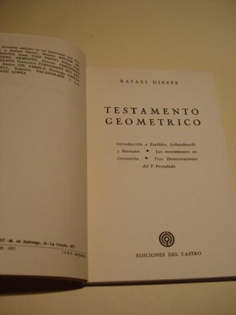 Testamento geomtrico