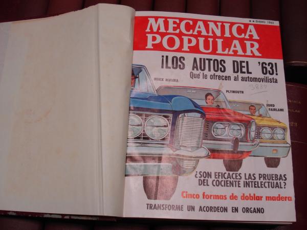 MECNICA POPULAR. Ao 1963 completo encuadernado en un tomo