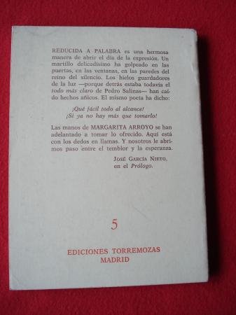 Reducida a palabra (Prlogo de Jos Garca Nieto)