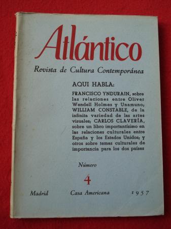 ATLNTICO. Revista de Cultura Contempornea. Nmero 4, Febrero-1957. Casa Americana - Madrid