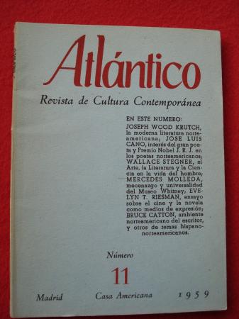 ATLNTICO. Revista de Cultura Contempornea. Nmero 11, Marzo-1959. Casa Americana - Madrid