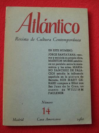ATLNTICO. Revista de Cultura Contempornea. Nmero 14, 1960. Casa Americana - Madrid