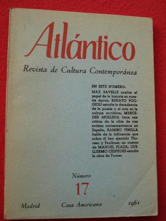 ATLNTICO. Revista de Cultura Contempornea. Nmero 17, 1961. Casa Americana - Madrid
