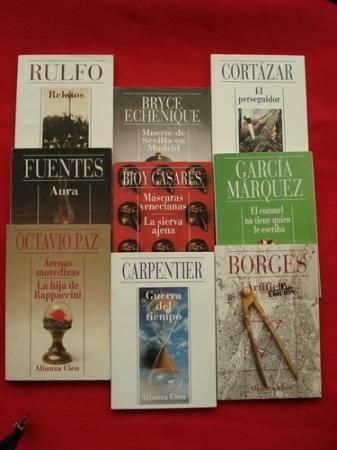 Lote 9 libros. Autores Iberoamericanos