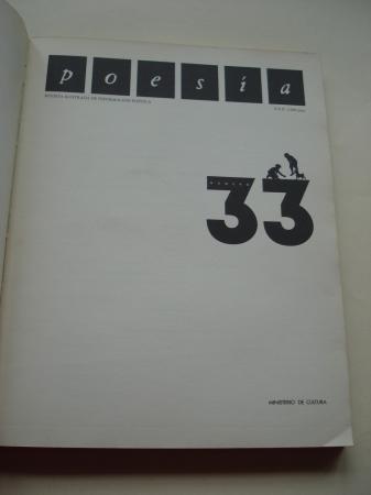 POESA. Revista ilustrada de informacin potica. N 33