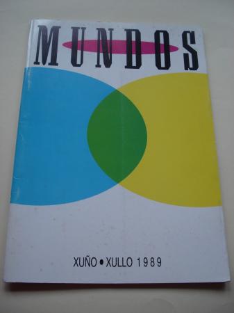 MUNDOS. ARTE - POESA. Catlogo exposicin Casa da Parra, Santiago de Compostela, xui-xullo,1989. 