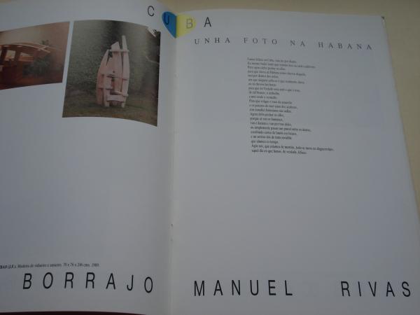 MUNDOS. ARTE - POESA. Catlogo exposicin Casa da Parra, Santiago de Compostela, xui-xullo,1989. 