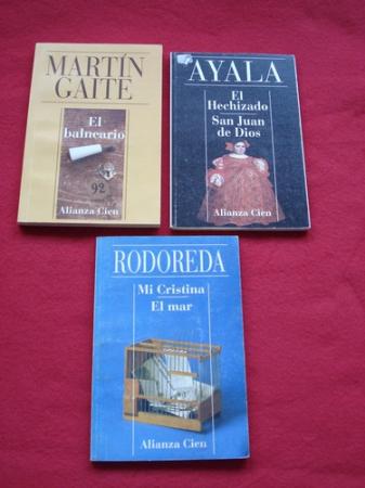 Lote de 3 libros: Narradores espaoles