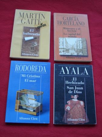 Lote 4 libros: Narradores espaoles