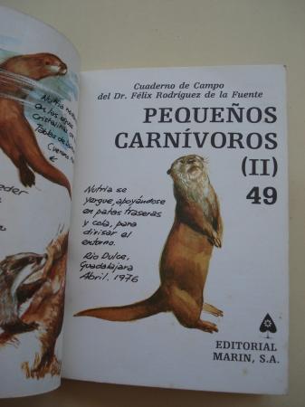 Pequeos carnvoros (II). Cuadernos de campo, n 49