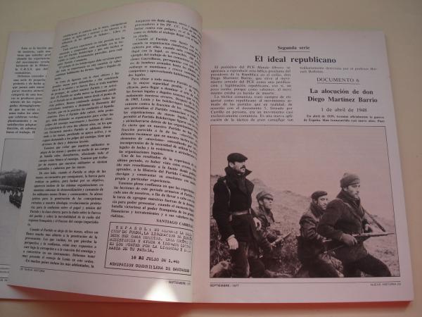 Revista NUEVA HISTORIA. Ao I, Nmero 8 - septiembre, 1977. Monogrfico. La aventura del maquis en Espaa: Anlisis documental de una leyenda