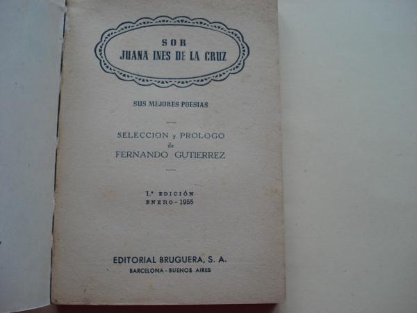 Sor Juana Ins de la Cruz. Sus mejores poesas 