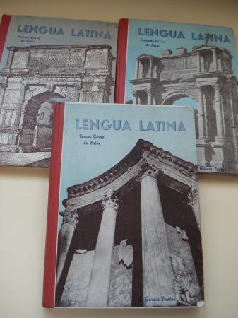 Lengua Latina. 3 tomos: Primer Curso / Segundo Curso / Tercer Curso