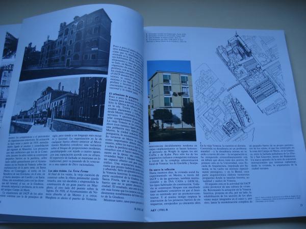 A & V. Monografas de Arquitectura y Vivienda. Nm. 8 (1986): Venecia Nueva. Aymonino-De Carlo-Girouard-Gragotti-Moneo-Rossi-Samon-Siza-Valle