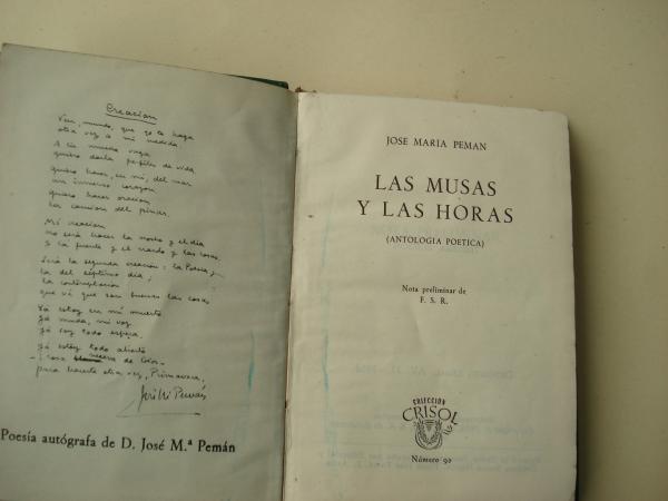 Las musas y las horas (Antologa potica)