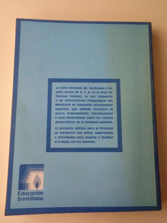 Sociedad 80. 5 EGB. Edicin para el profesor (Santillana, 1980)