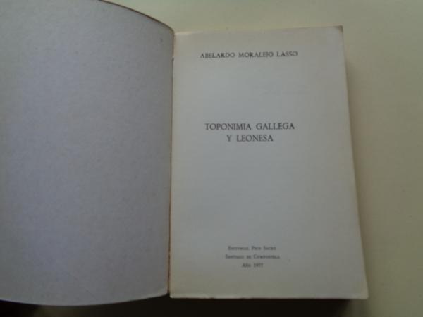 Toponimia gallega y leonesa