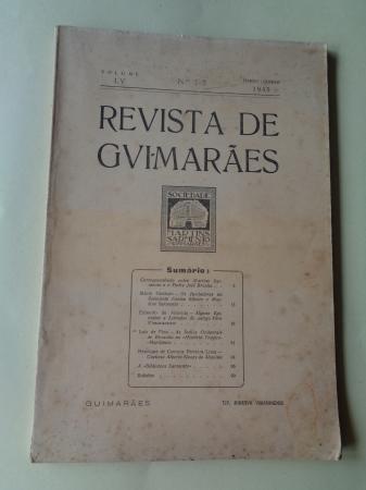 REVISTA DE GUIMARES. Janeiro - Junho 1945 (Vol. LV - Nmeros 1 -2)
