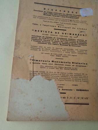 REVISTA DE GUIMARES. Julho - Dezembro 1946 (Vol. LVI - Nmeros 3 -4)