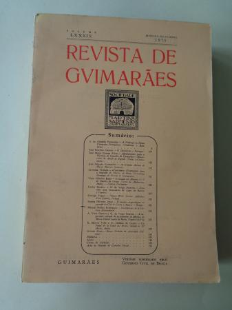 REVISTA DE GUIMARES. Janeiro - Dezembro 1979 ( Vol. LXXXIX) 