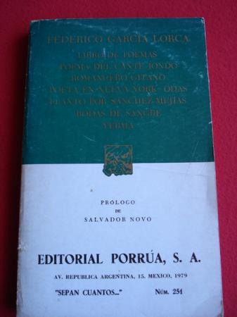 Libro de poemas - Poema del cante jondo - Romancero gitano - Poeta en Nueva York - Odas...