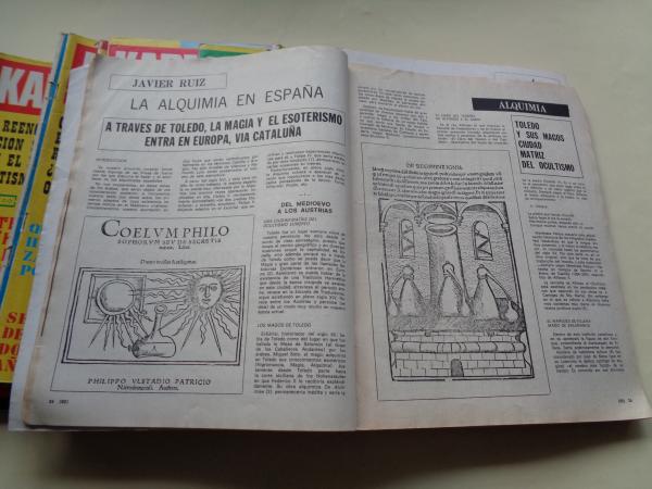 KARMA.7 NUEVOS HORIZONTES DE LA CIENCIA. 14 revistas. Nmeros 15 al 27 y nmero 29